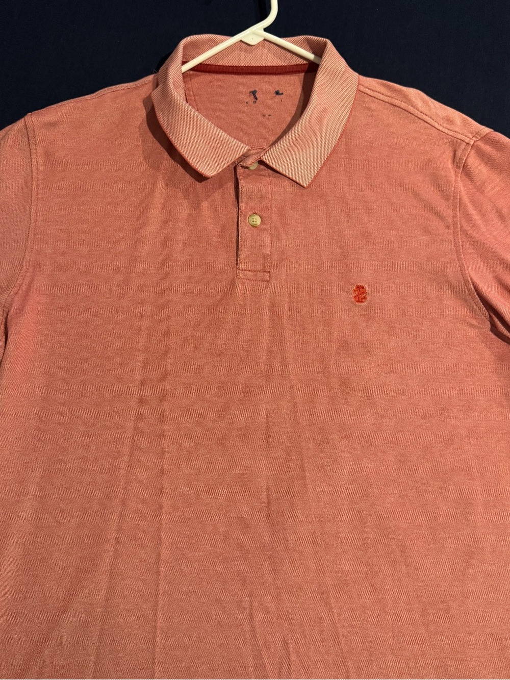 Men's Large IZOD Coral Red Polo Shirt